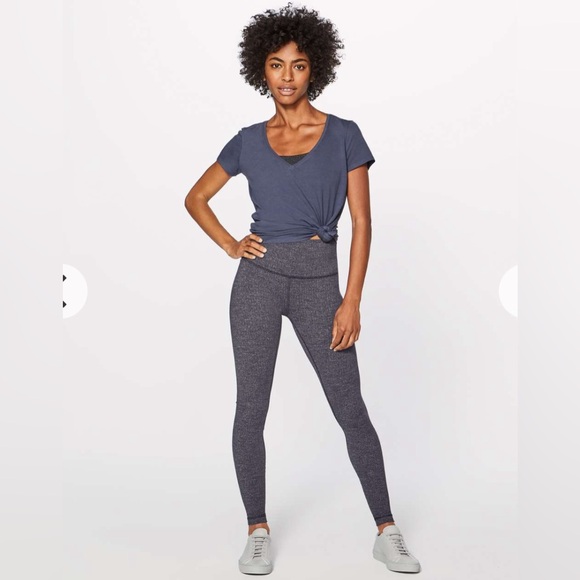 Lululemon Wunder Under Hi-Rise Tight *28" - Heathered Black - Size 6 - New! - Picture 3 of 5